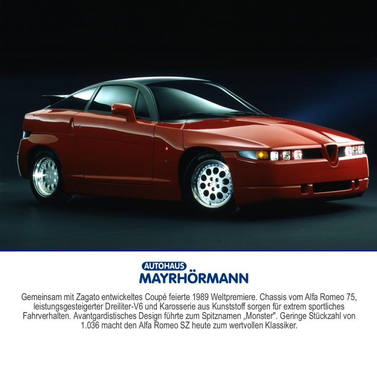 30 Jahre Alfa Romeo SZ