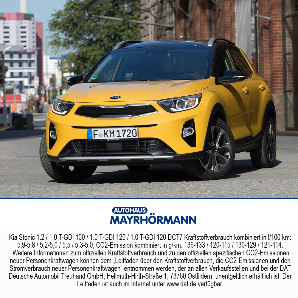 Kia Stonic Dream-Team Edition // Autohaus Mayrhörmann GmbH