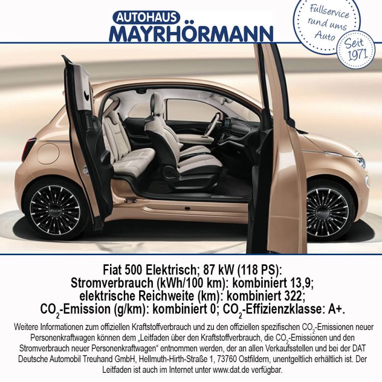 Auto des Monats 12-2020 Fiat 500 3+1 – Blog News