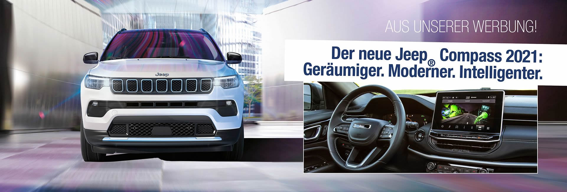 Jeep® New Compass 2021 im Autohaus Mayrhörmann GmbH in Augsburg - Diedorf