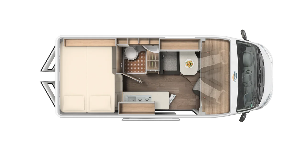 Wohnmobil in Augsburg kaufen - Carado Camper Van CV601 MJ 2021 Grundriss