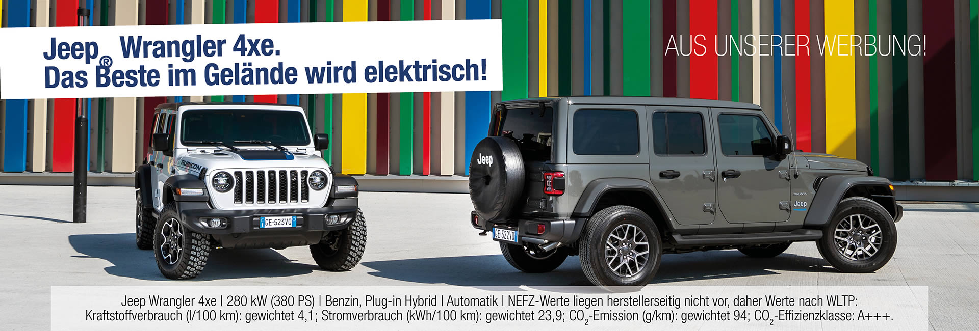 Der neue Jeep® Wrangler 4xe im Autohaus Mayrhörmann GmbH in Augsburg - Diedorf