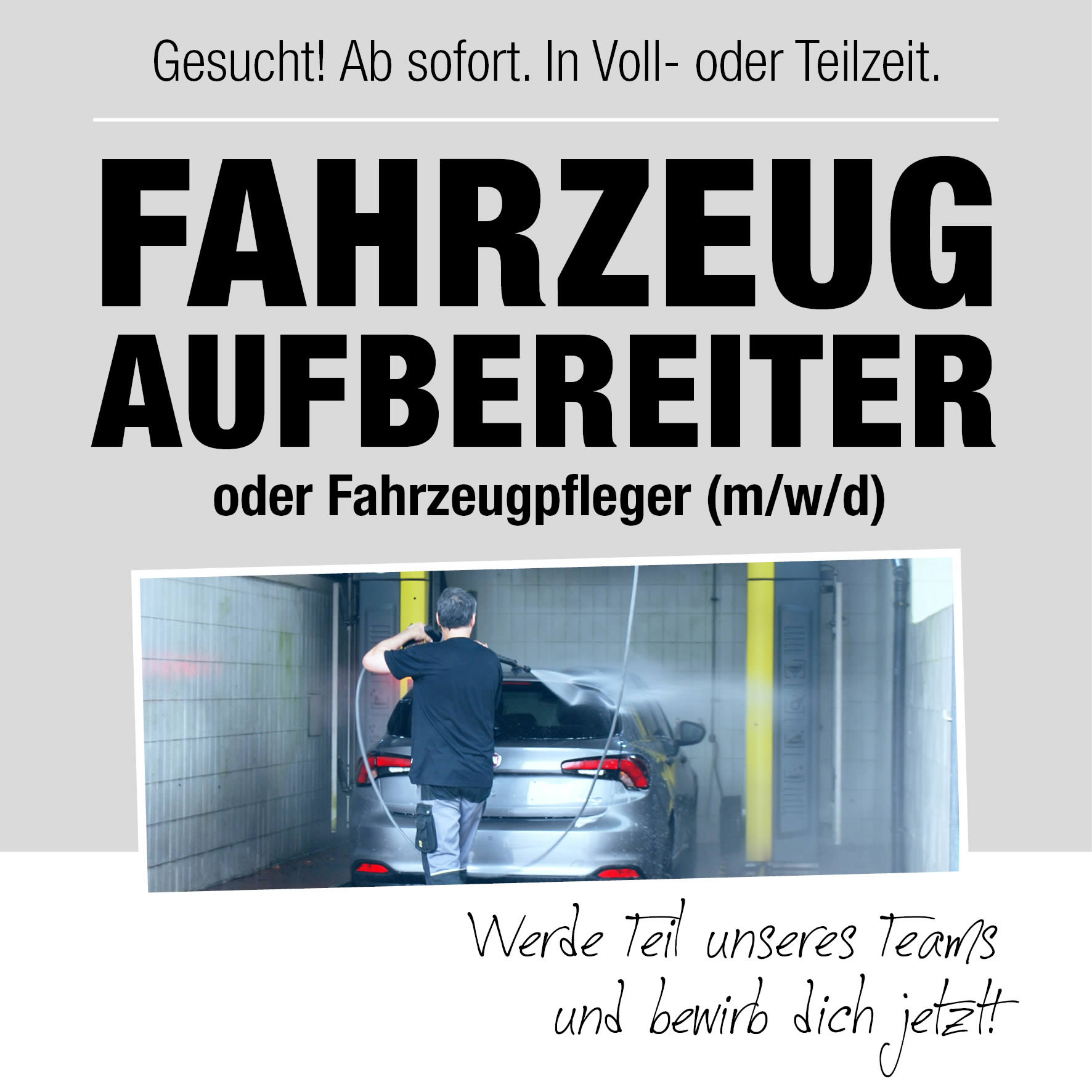 Stellenangebot Fahrzeugaufbereitung im Autohaus Mayrhörmann GmbH 09-2021
