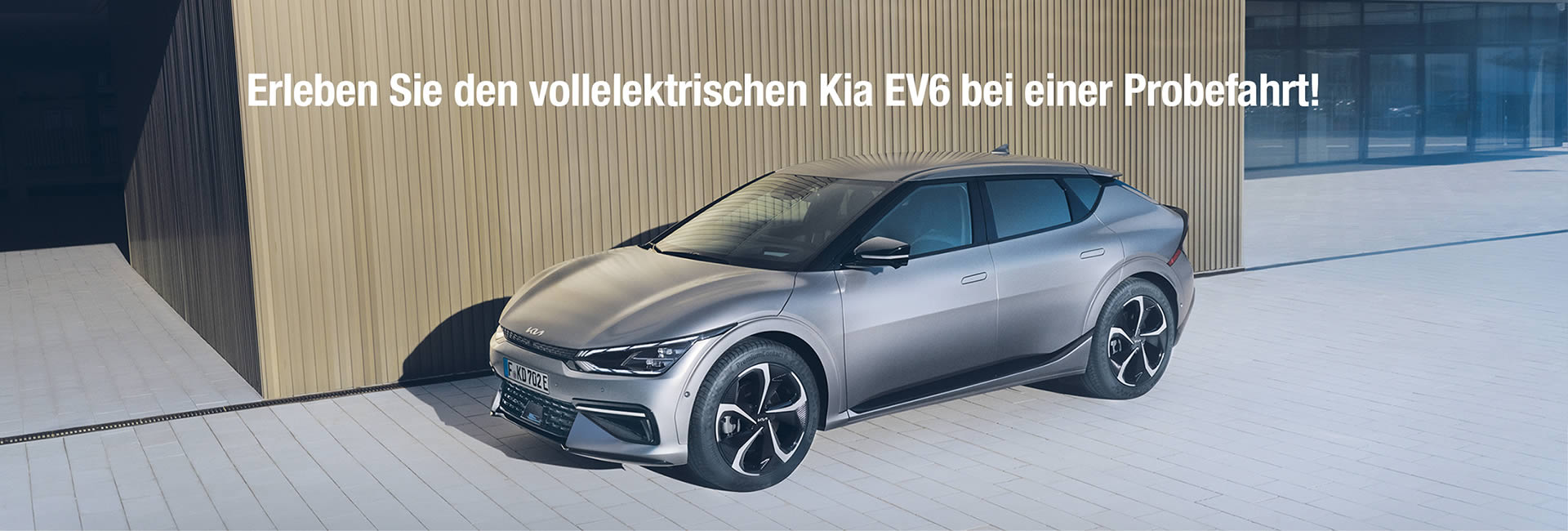 Probefahrt Kia EV6 im Autohaus Mayrhörmann GmbH