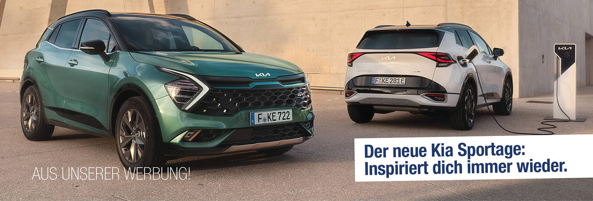 Slider - Kia Sportage 2022 im Autohaus Mayrhörmann GmbH in Augsburg - Diedorf