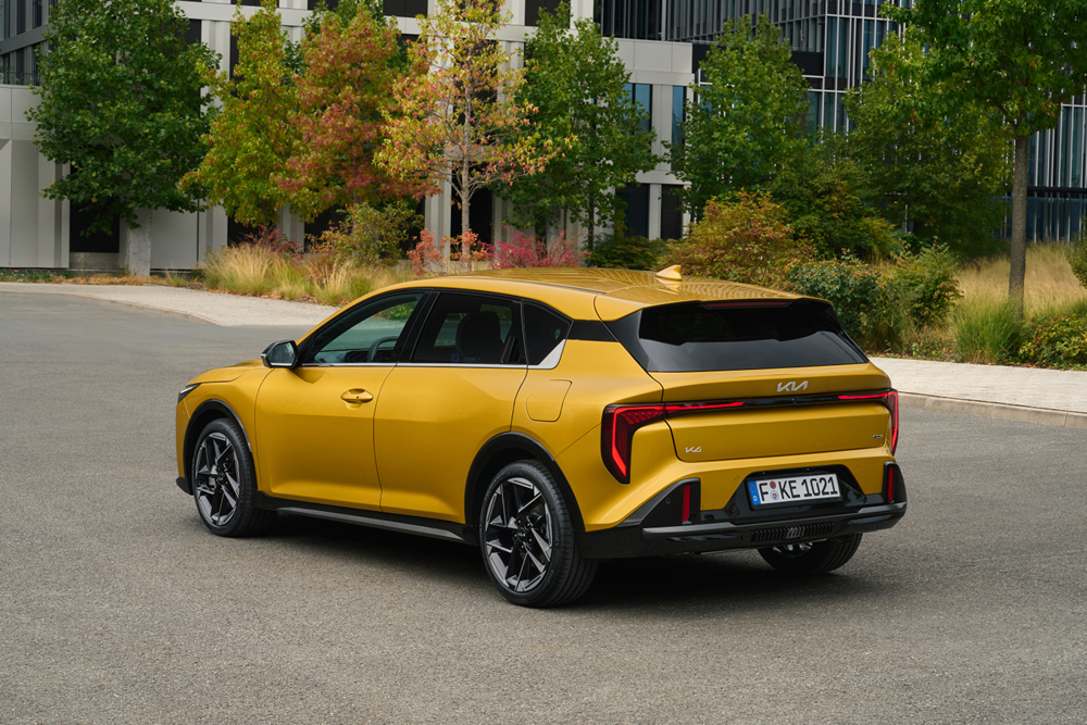 Kia K4 2026 - Heckansicht Kia K4 2026 - Heckansicht im Autohaus Mayrhörmann GmbH