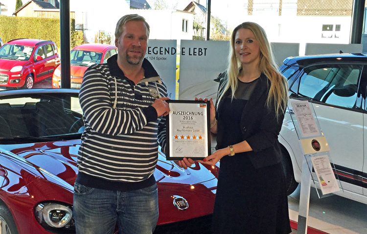 Auszeichung Autohaus Mayhoermann GmbH von Autoscout24