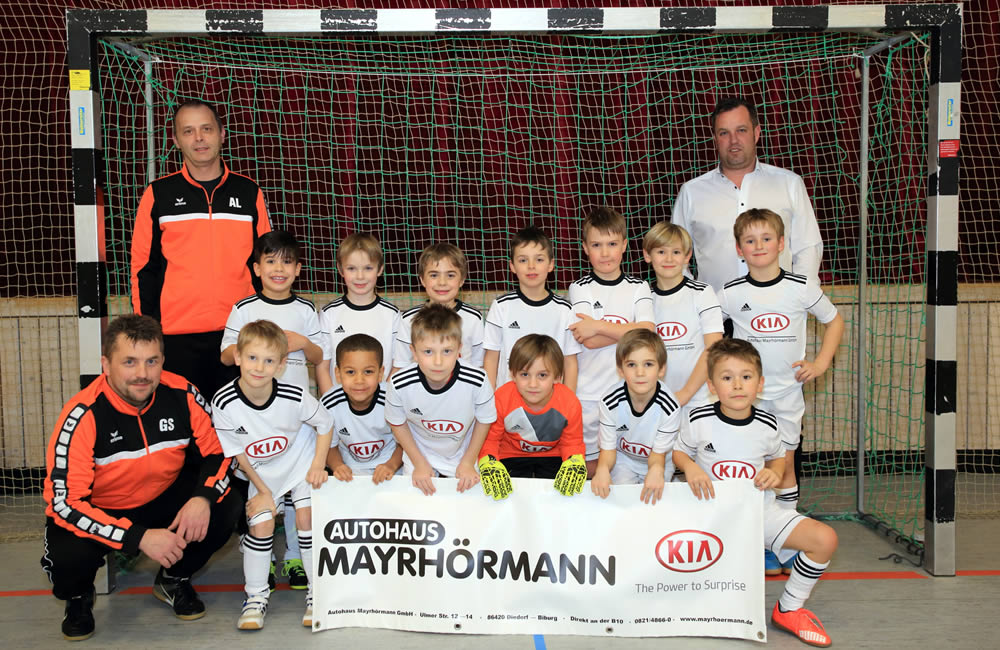 Trikotübergabe an die F2 Jugend der SG Horgau / Auerbach: Fussball Sponsoring Autohaus Mayrhörmann GmbH