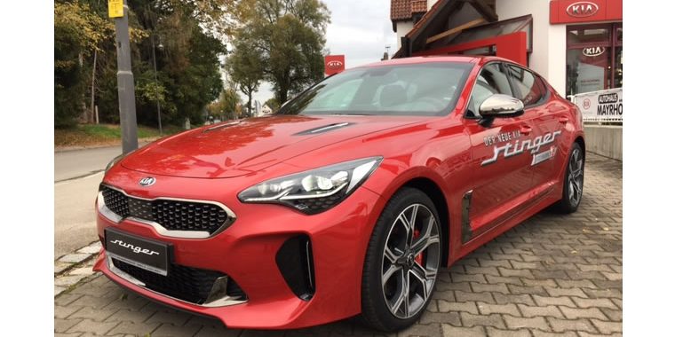 Kia Stinger im Autohaus Mayrhörmann GmbH